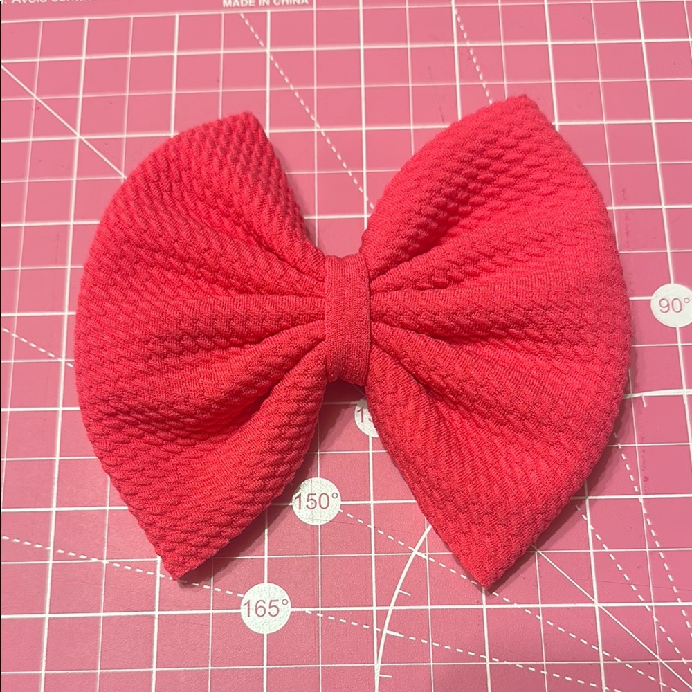 Kids Pink Bow Hair Accessory